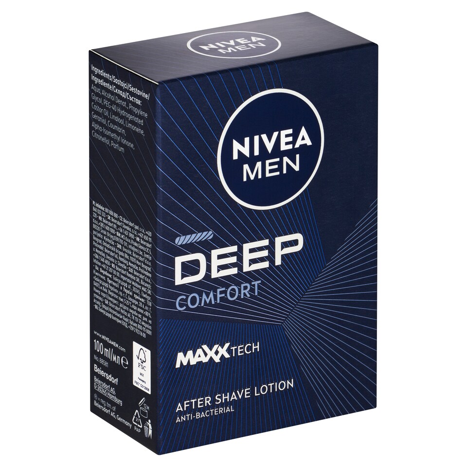 image 1 of Nivea Men Deep Comfort Voda po holení 100ml