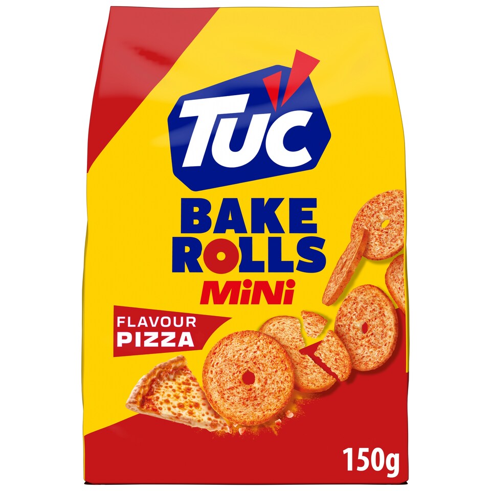 TUC Bake Rolls Mini příchuť Pizza 150g