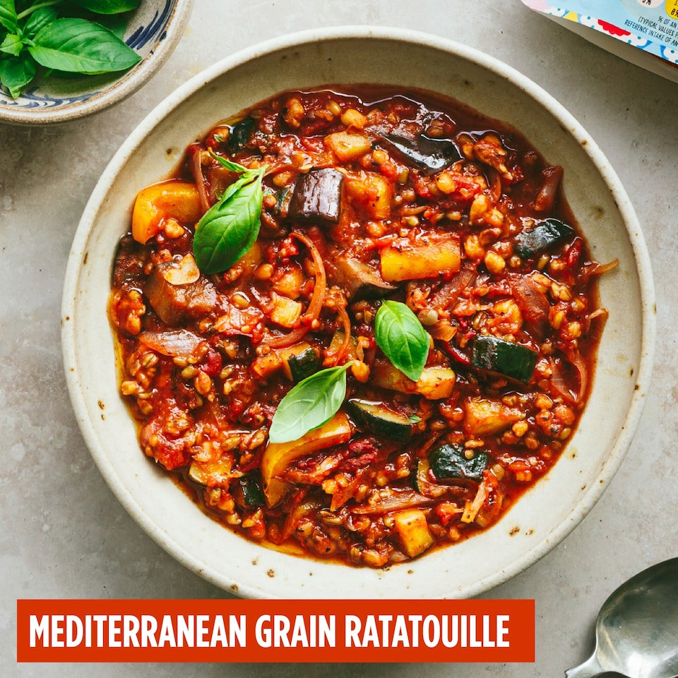 image 1 of Merchant Gourmet Mediterranean Style Grains With Tomato & Olive 250g