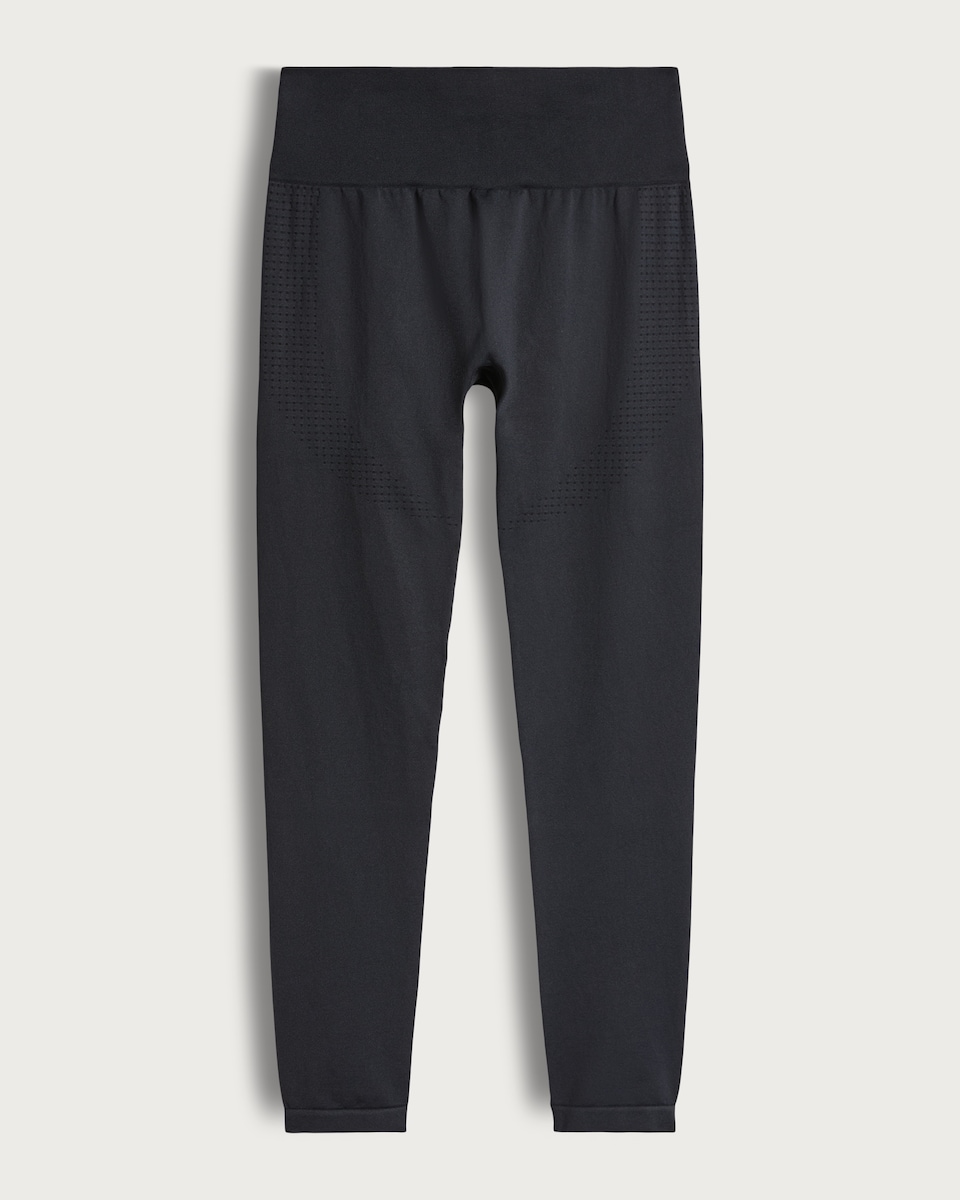 image 1 of F&F Active Seamfree High Waisted Sports Leggings in Black