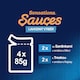 image 2 of Felix Sensations Sauces Pouches for Cats Cod, Sardines in Sauce 4 x 85g