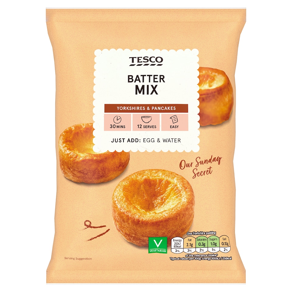 Tesco Batter Mix 130G