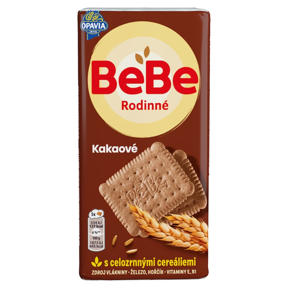 Opavia Sušienky Bebe Rodinné Kakaové Cereálne 130 G