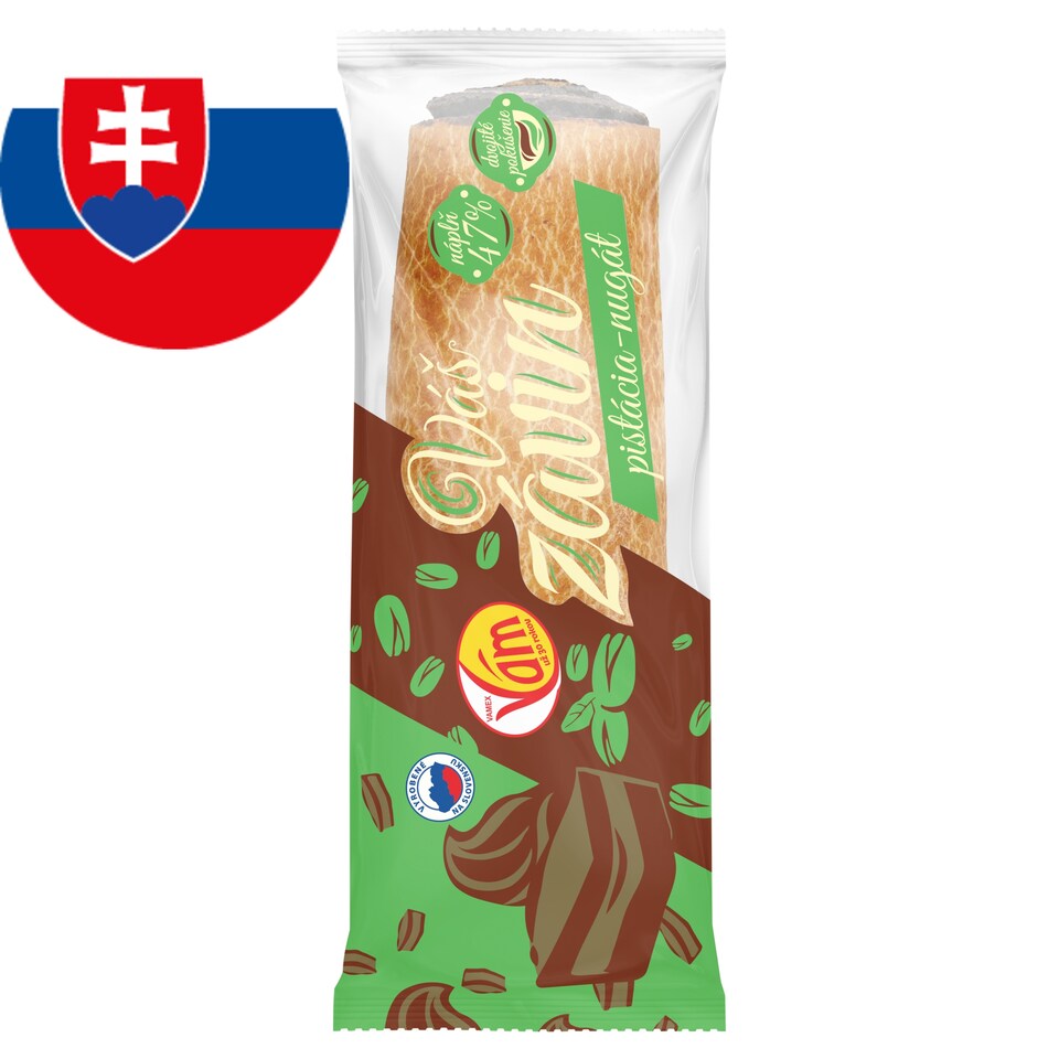 Vamex Váš závin s pistáciovo-nugátovou náplňou 400 g