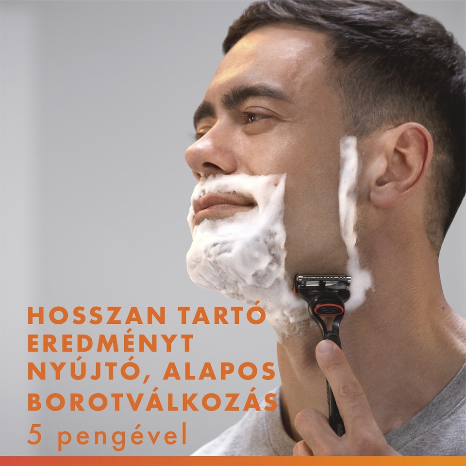 Gillette Fusion5 Borotvabetétek Férfi Borotvához, 4 Borotvabetétek, 5 Penge, Precíziós Nyíró 1. kép