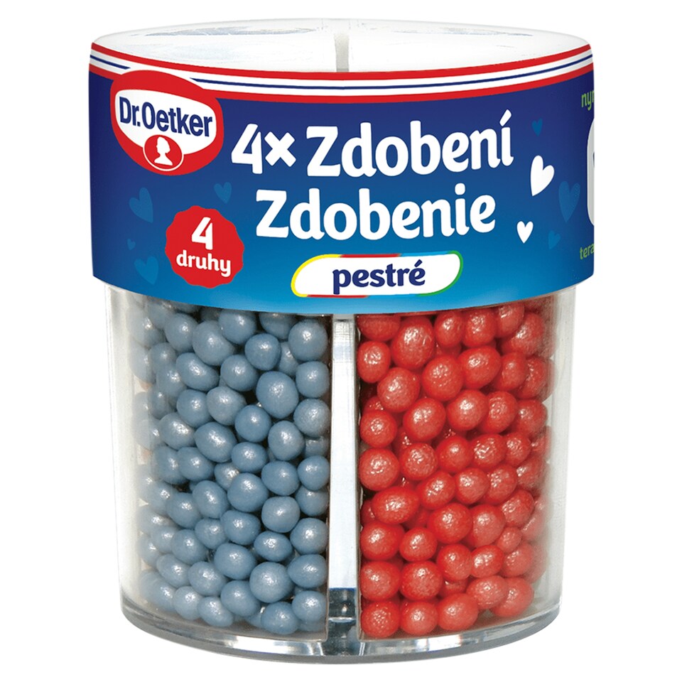 Dr. Oetker 4 x zdobení pestré 62g