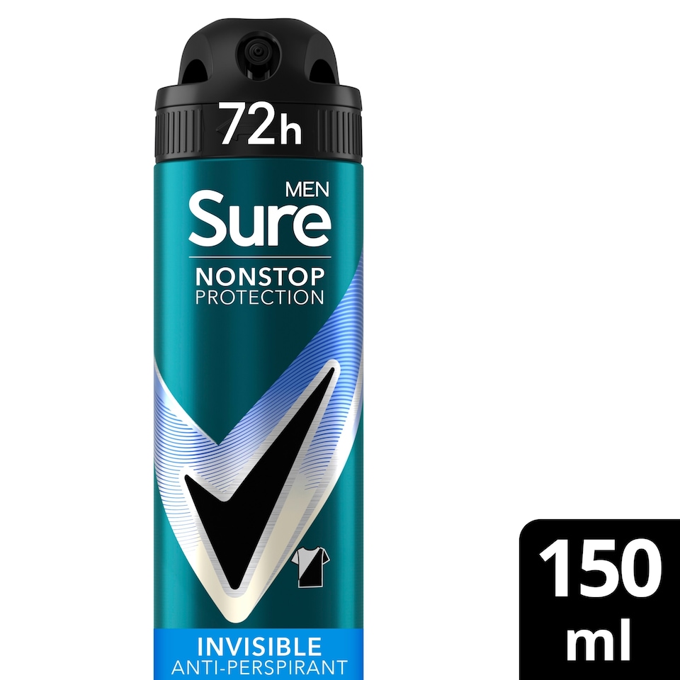 image 1 of Sure Men 72h Invisible Ice Fresh Antiperspirant Deodorant 150ml