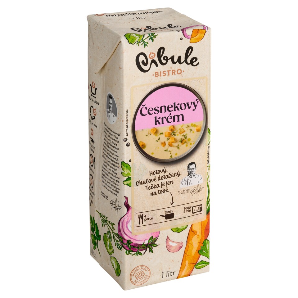 Obrázek 1 pro produkt Cibule Bistro Česnekový krém 1l