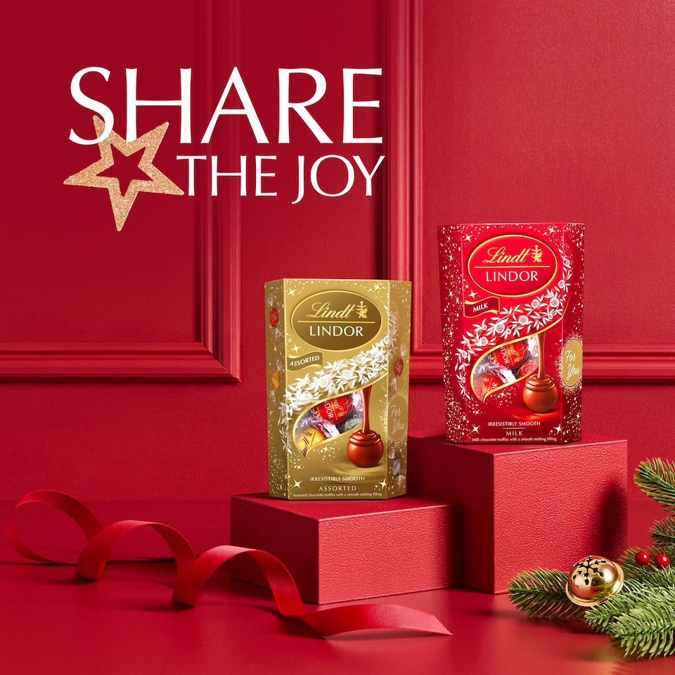 image 1 of Lindt Lindor Assorted Chocolate Truffles 200G