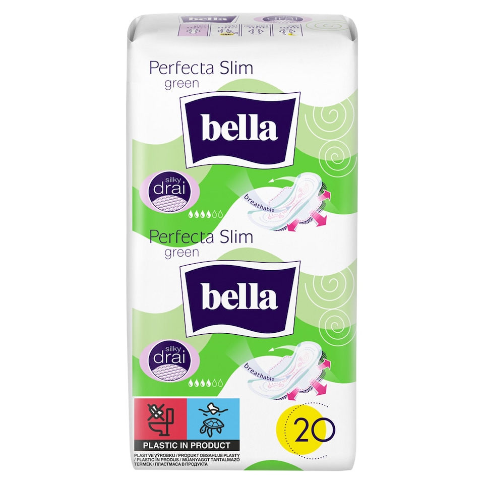 Bella Perfecta ultra Green Hygienické vložky á 10 + 10 ks