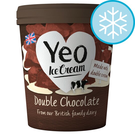 Yeo Valley Organic Choc Ice Cream 500ml Tesco Groceries