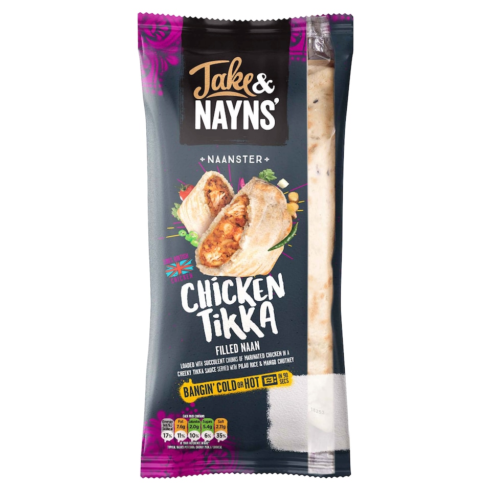 Jake & Nayns' Chicken Tikka Naanster 185G