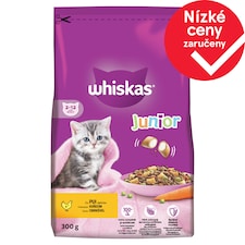Whiskas Junior s lahodným kuřecím 300g