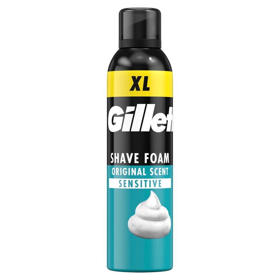 image 1 of Gillette Classic Sensitive Borotvahab, Érzékeny Bőrre, 300ml