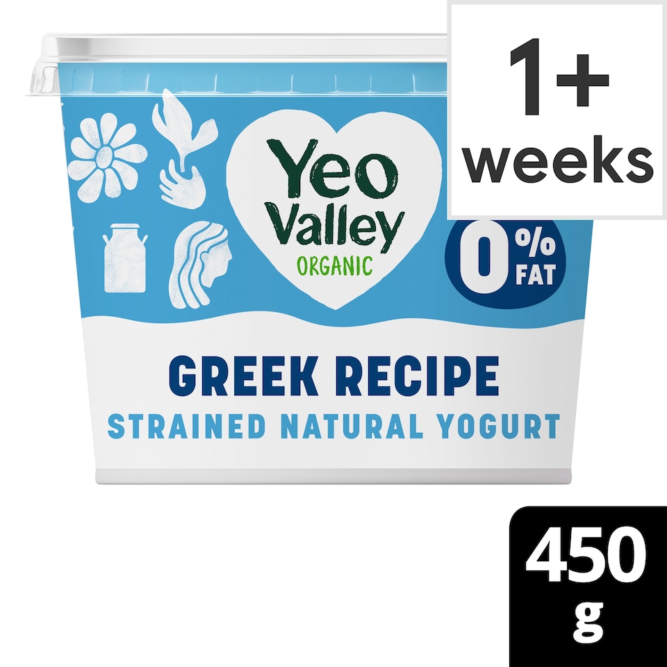 image 1 of Yeo Valley Organic 0% Greek Recipe Yogurt 450g