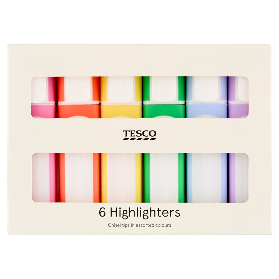 Tesco Highlighter 6 pcs
