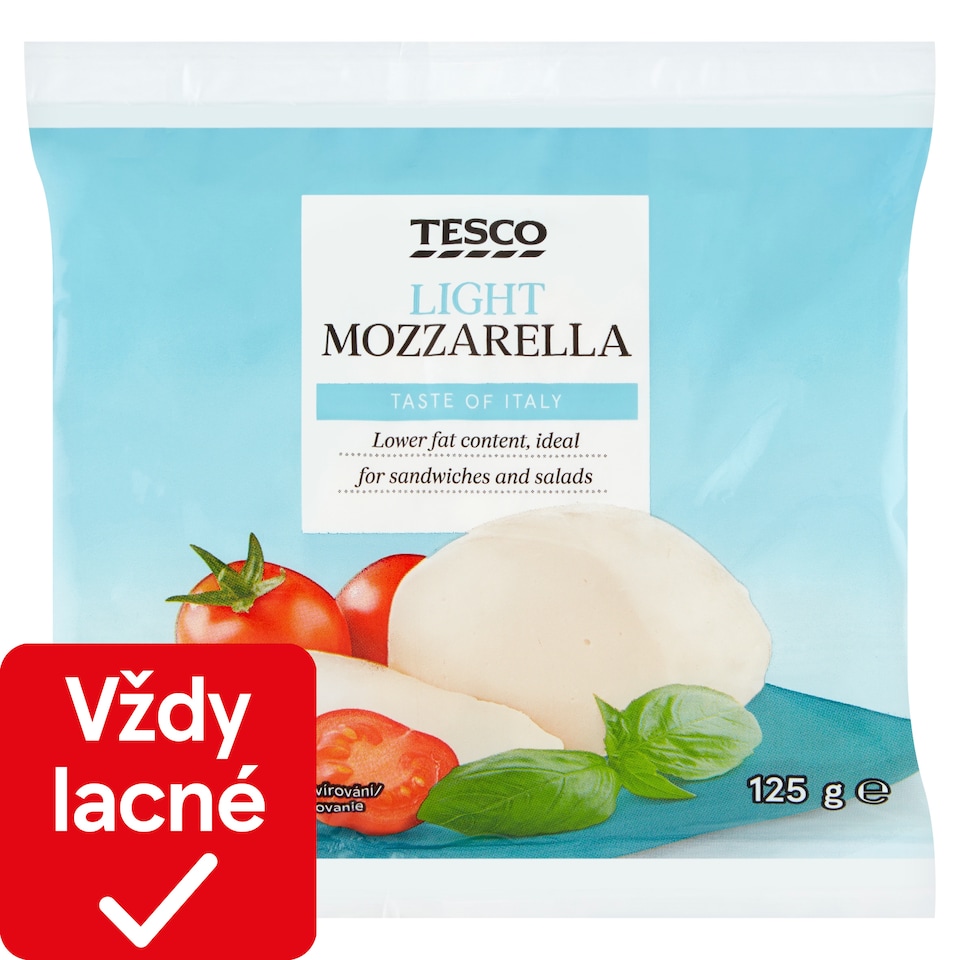 Tesco Mozzarella Light 125 g