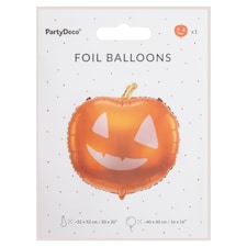 PartyDeco Pumpkin Foil Balloon 40 x 40 cm 1 pc