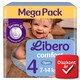 Libero Comfort Mega Pack pelenka, méret: 4, 7-14 kg, 74 db  1. kép