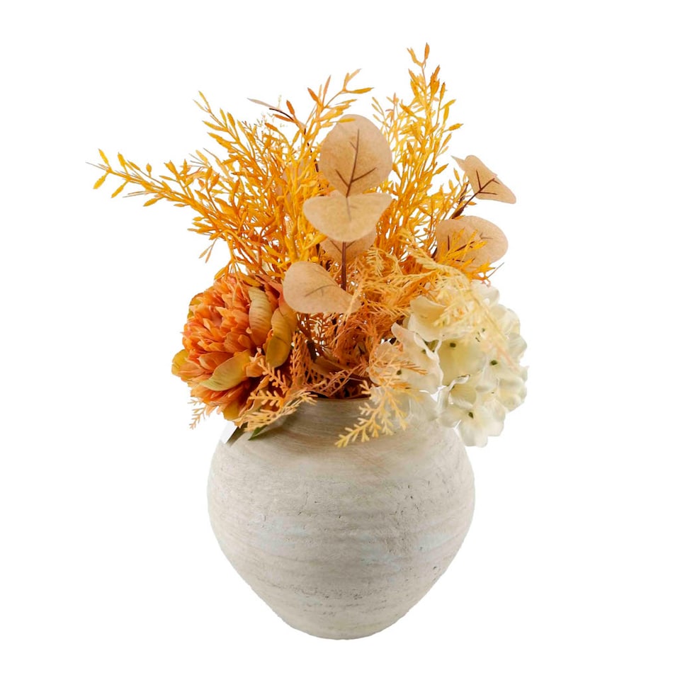 Bayswood artificial Large Dried Arrangement In Round Pot