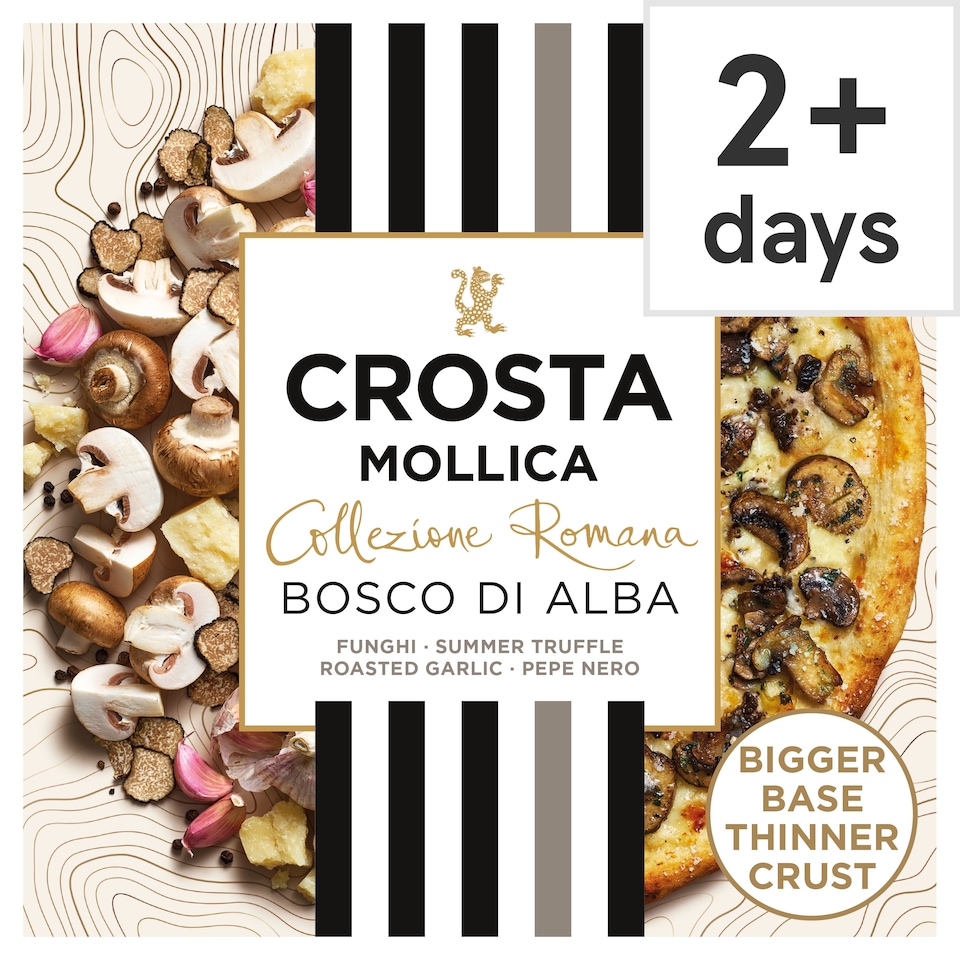 image 1 of Crosta Mollica Collezione Romana Bosco di Alba Pizza – Truffle & Mushroom 483g