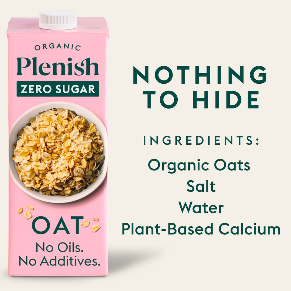 image 1 of Plenish Organic Oat Zero Sugar Drink 1L