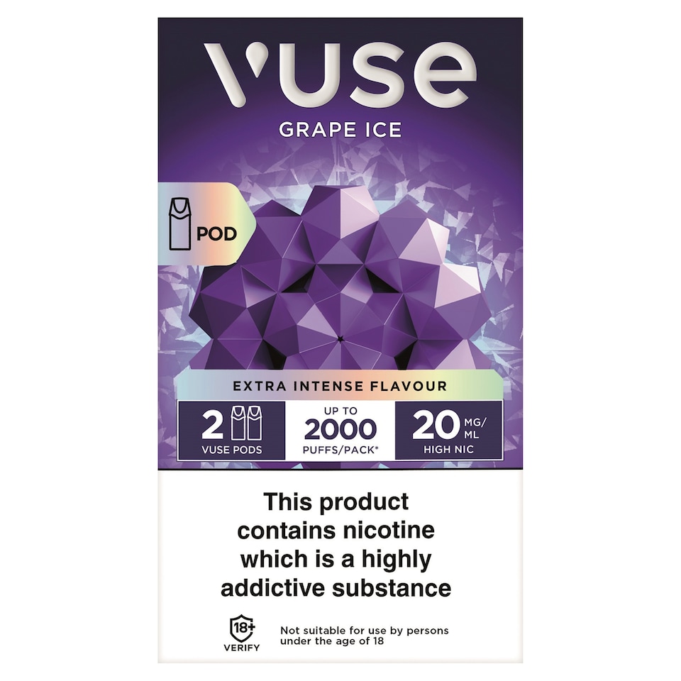 Vuse Pod Grape Ice 20mg/ml 2 Pack