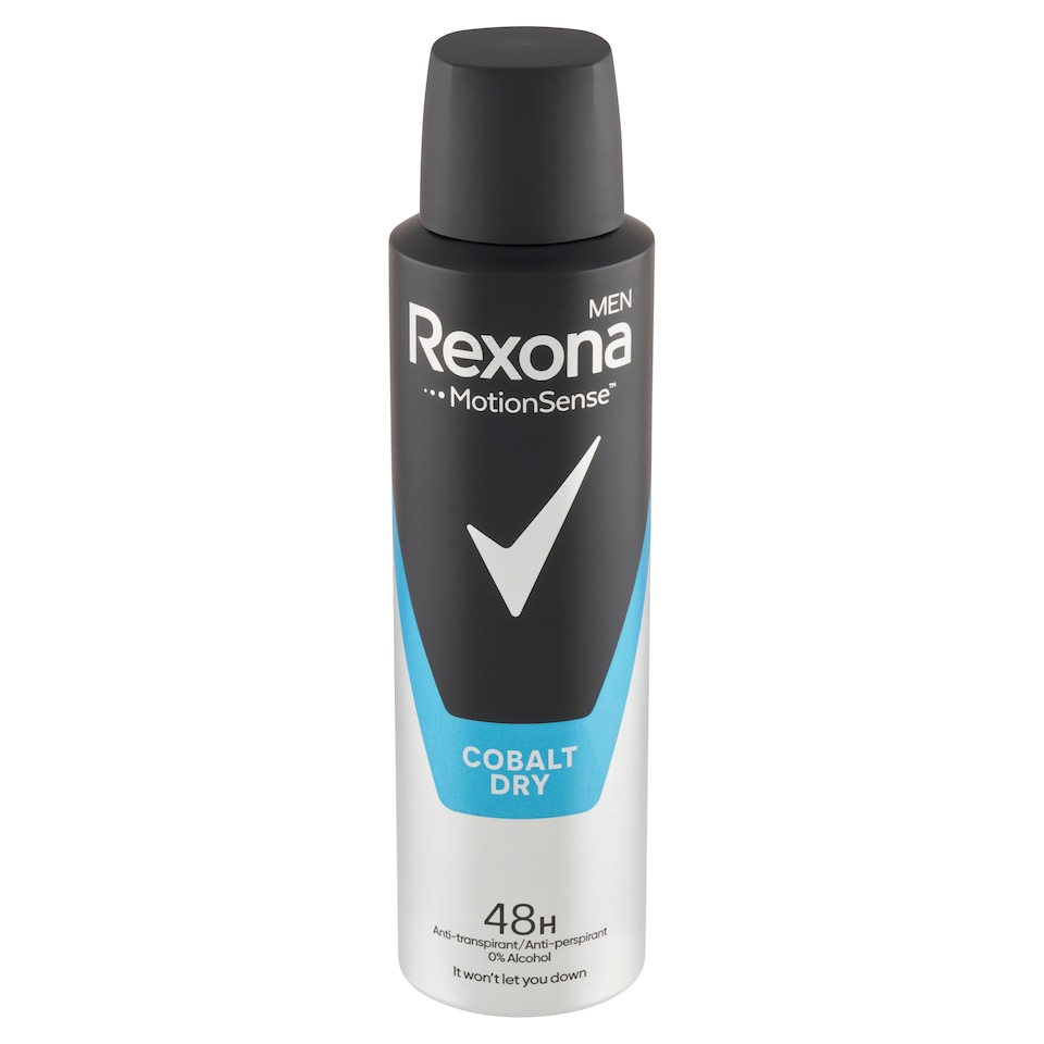 obrázok 1 z Rexona Men Cobalt Dry antiperspirant sprej pre mužov 150 ml