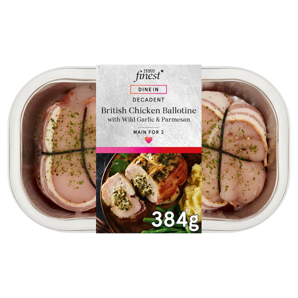 Tesco Finest Chicken Ballotine with Wild Garlic & Parmesan 384g