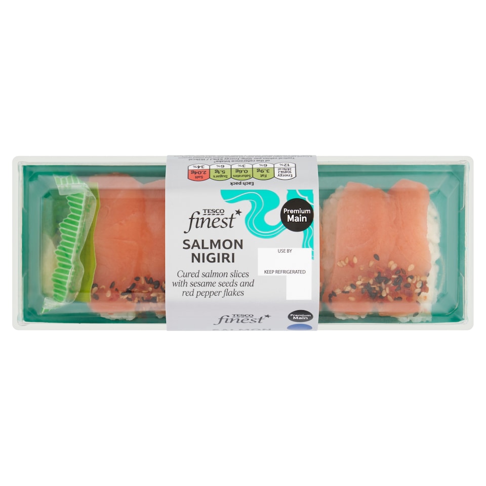 Tesco Finest Salmon Nigiri 163g