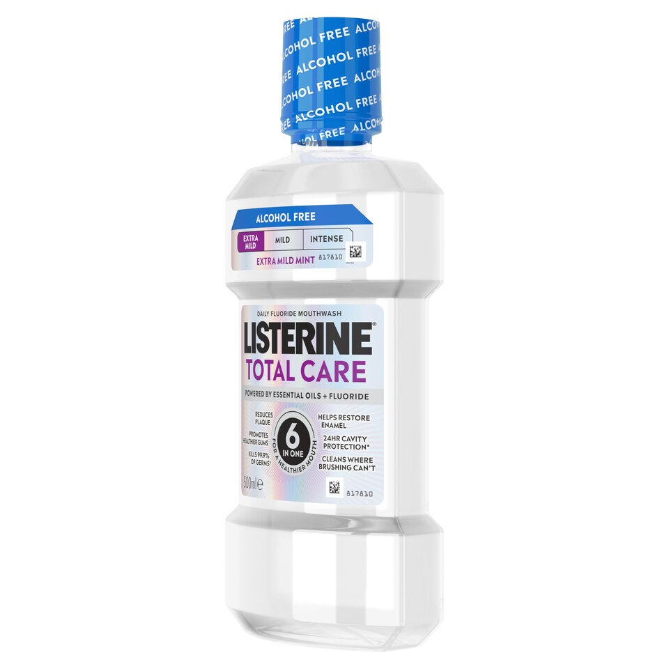 image 1 of Listerine Total Care Alcohol Free Extra Mild Mint 500ml