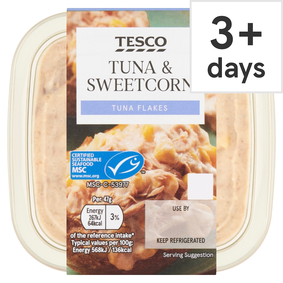 Tesco Tuna Sweetcorn Sandwich Filler 423g