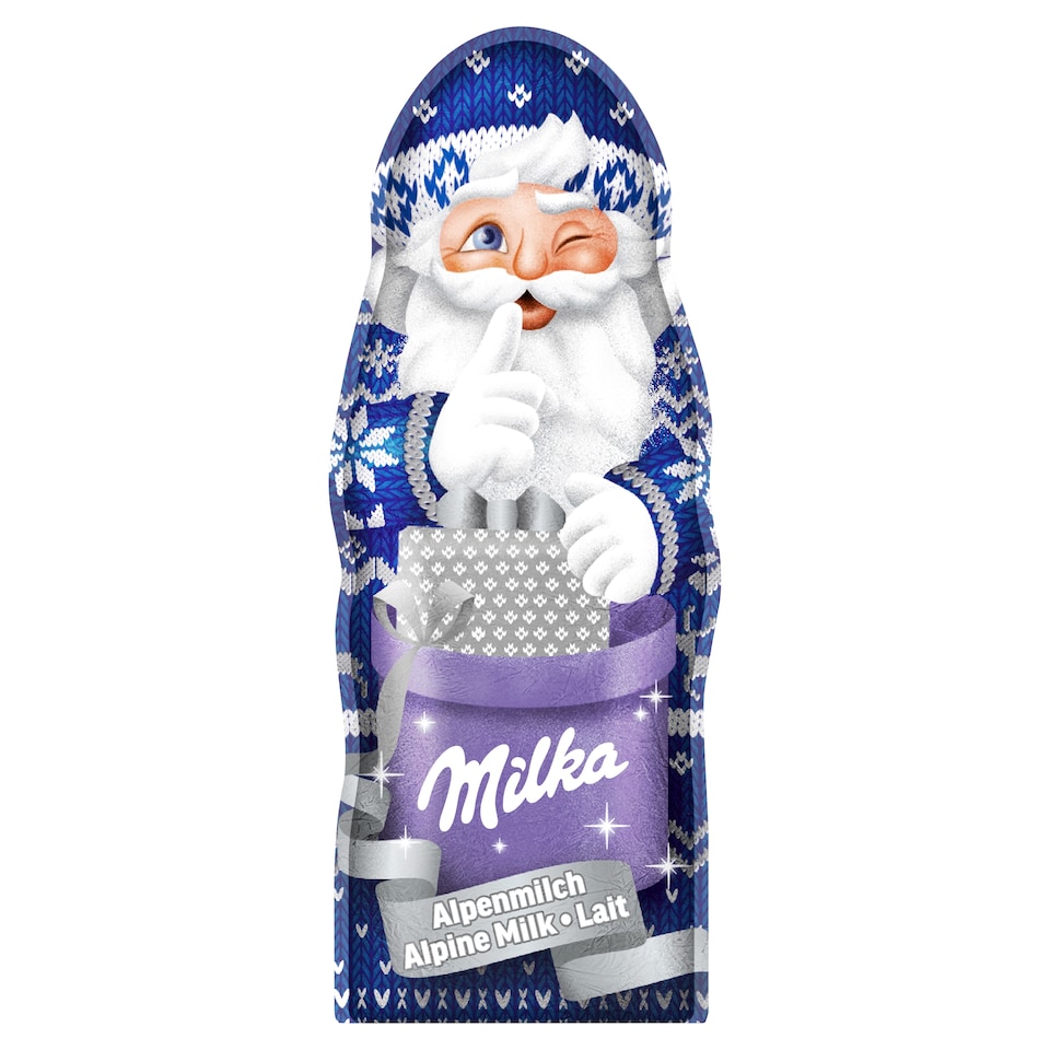 Obrázek 1 pro produkt Milka Santa dutá figurka limitovaná edice, mléčná čokoláda 45g