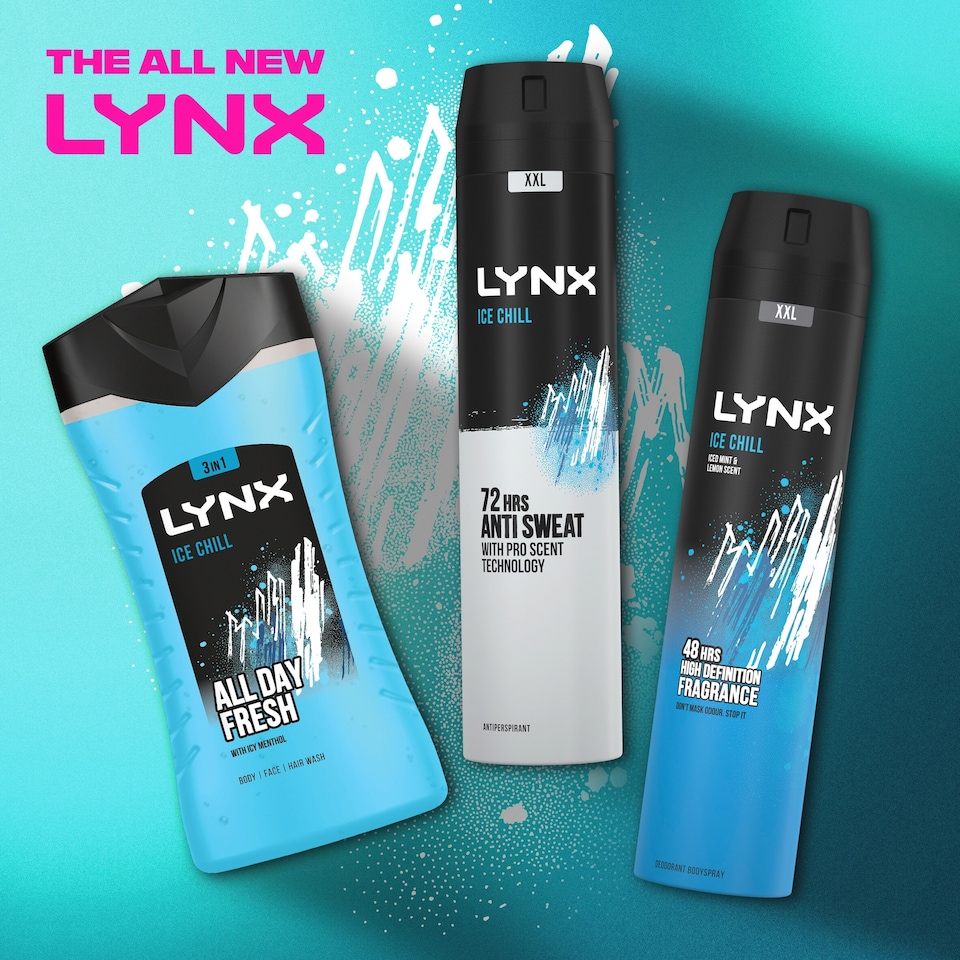 image 1 of Lynx Ice Chill 48h Deodorant Bodyspray for Men 250ml