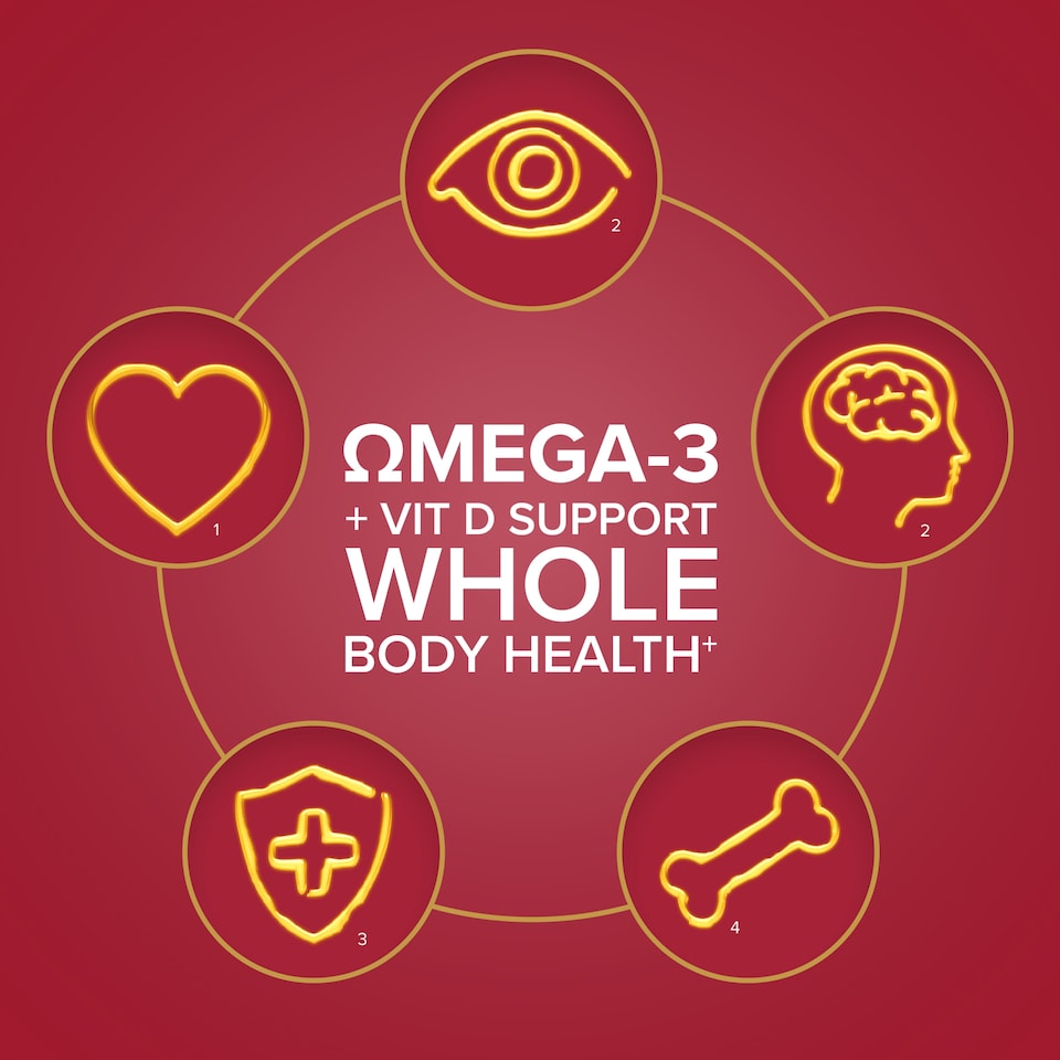 image 1 of Seven Seas Omega-3 & Immunity Fish Oil Capsules 30 Day Duo Pack