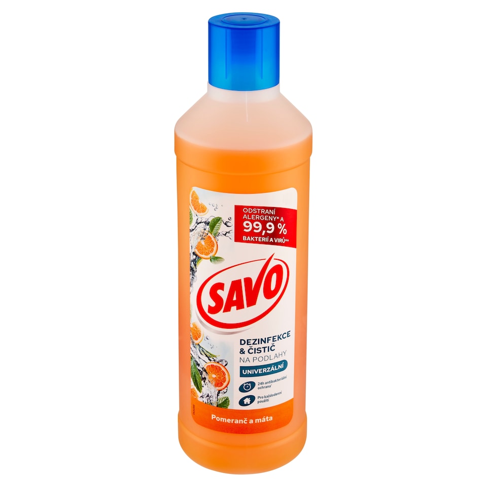 image 1 of Savo Disinfection and Floor Cleaner Orange 1000 ml