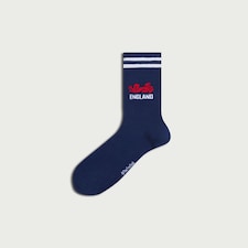 England Cotton Rich Lion Socks in Navy