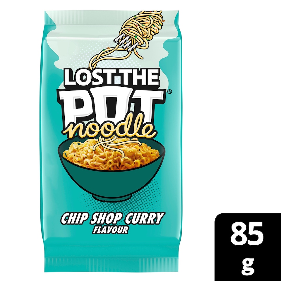 image 1 of Pot Noodle Lost the Pot Chip Shop Curry Instant Noodles 85g 