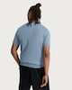 image 3 of F&F Pure Cotton Knitted Short Sleeved Polo Shirt in Blue
