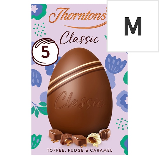 Thorntons Tffe, Fudge & Caramel Easter Egg 150G Tesco Groceries
