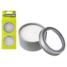 Summit Twin Pack Citronella Candle Tins