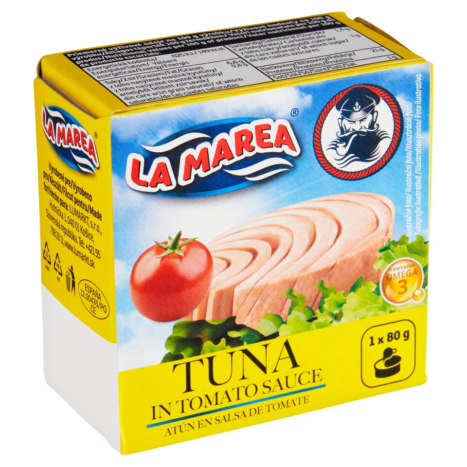 image 1 of La Marea Tuna in Tomato Sauce 80 g