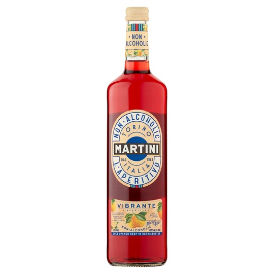 Martini Vibrante NonAlcoholic Aperitif 750Ml Tesco Groceries