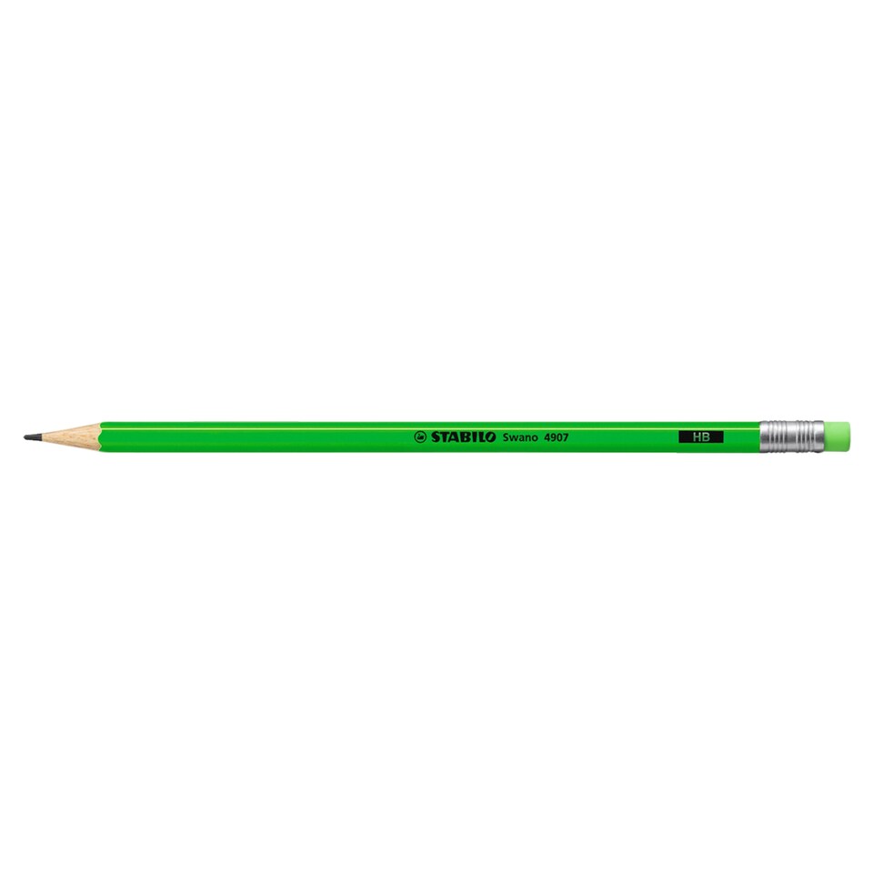 Stabilo Swano Fluo Green HB grafitová ceruzka