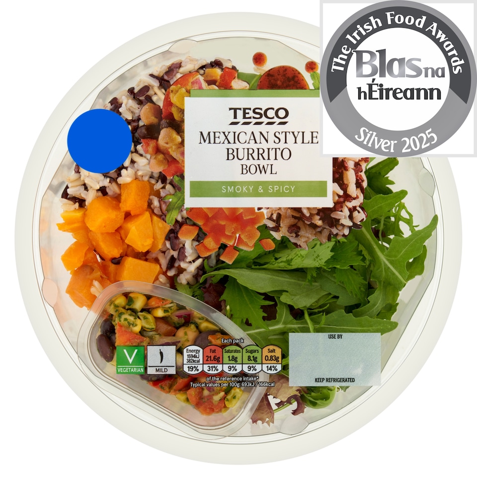 Tesco Mexican Style Burrito Bowl 265g