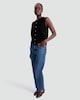 image 2 of F&F Knitted Button Up Waistcoat with Wool in Black
