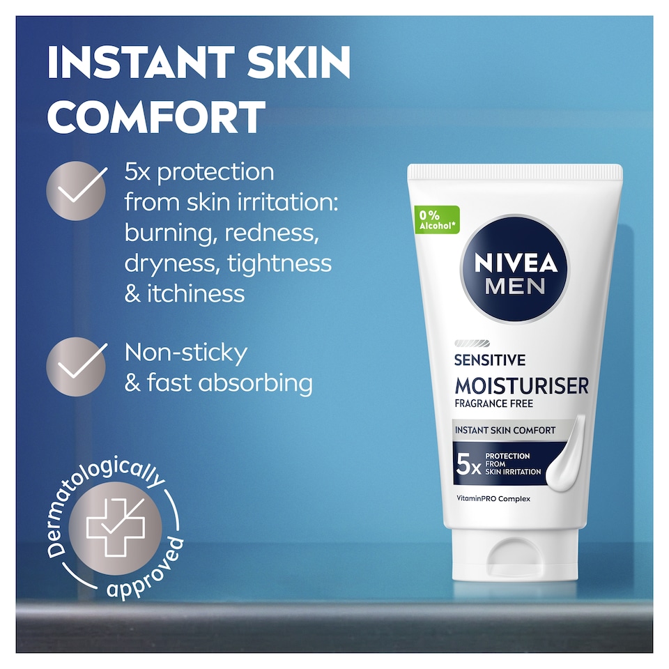 image 1 of NIVEA MEN Sensitive Moisturiser 75ml