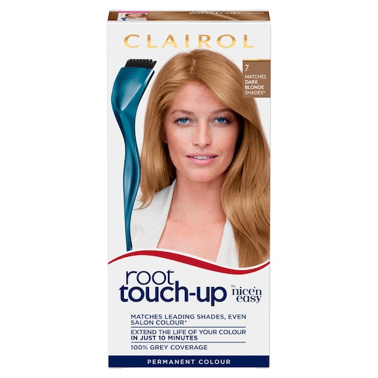 Nice N Easy Root Touch Up Permanent Dark Blonde 7 Hair Dye Tesco Groceries