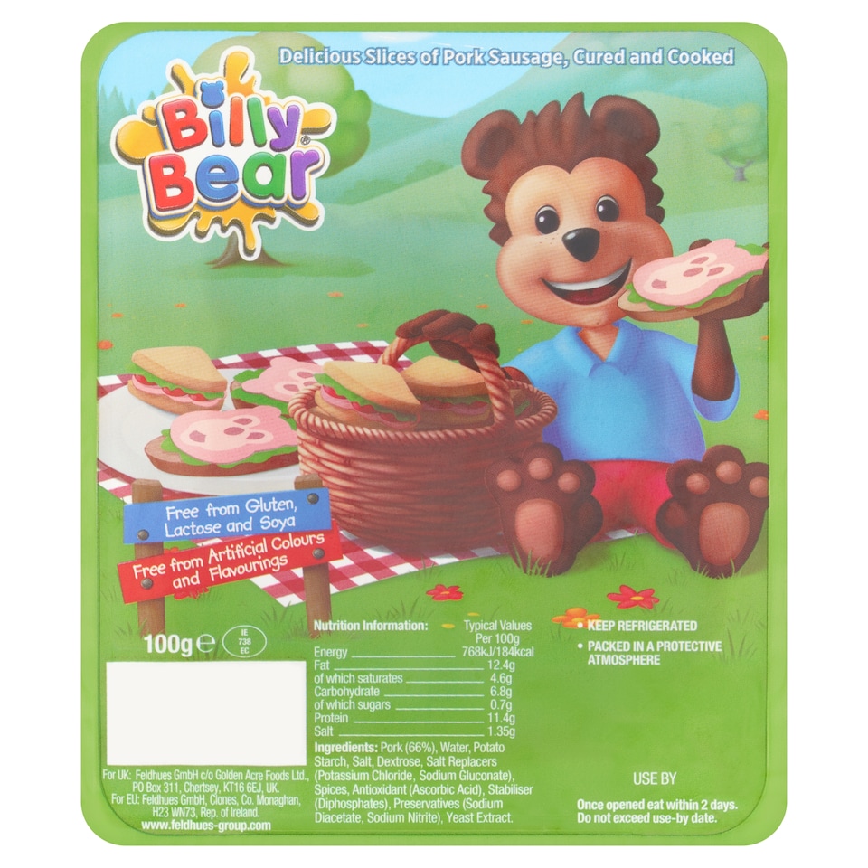 Billy Bear Slices 100G