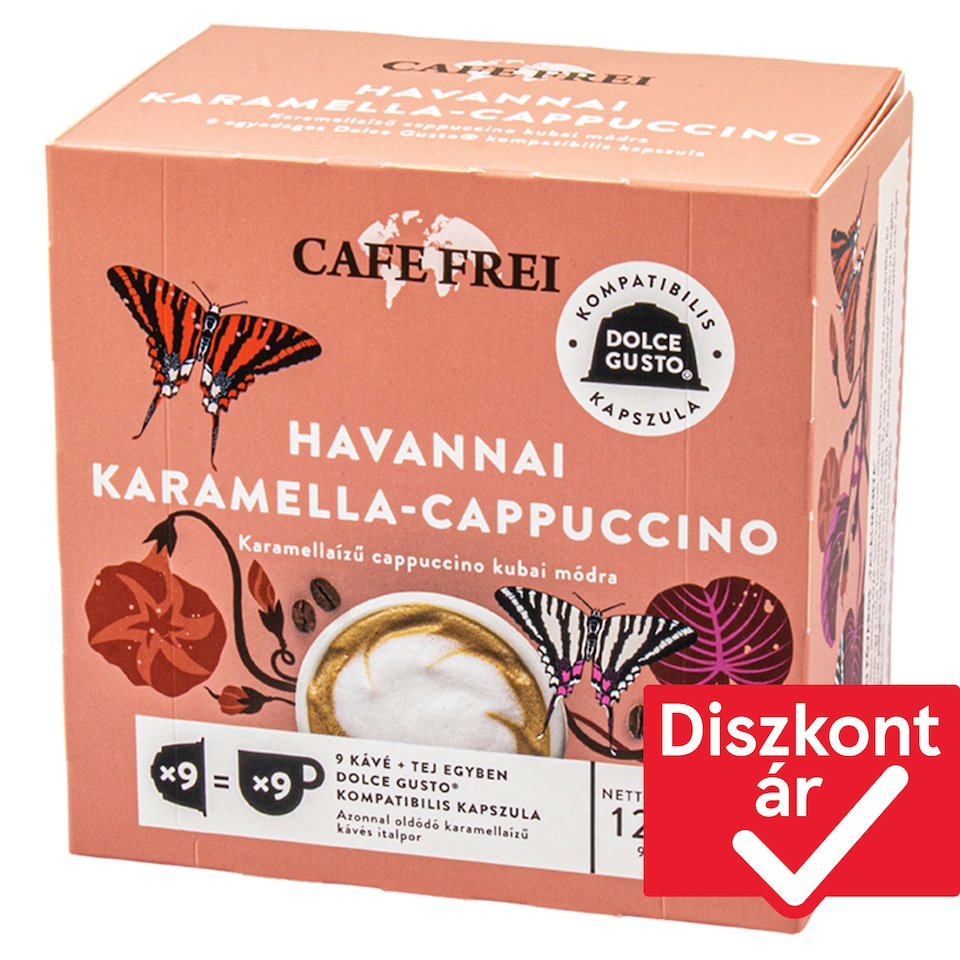 Cafe Frei Havanna Caramel-Cappuccino Coffee Capsule 9 x 14 g (126 g)